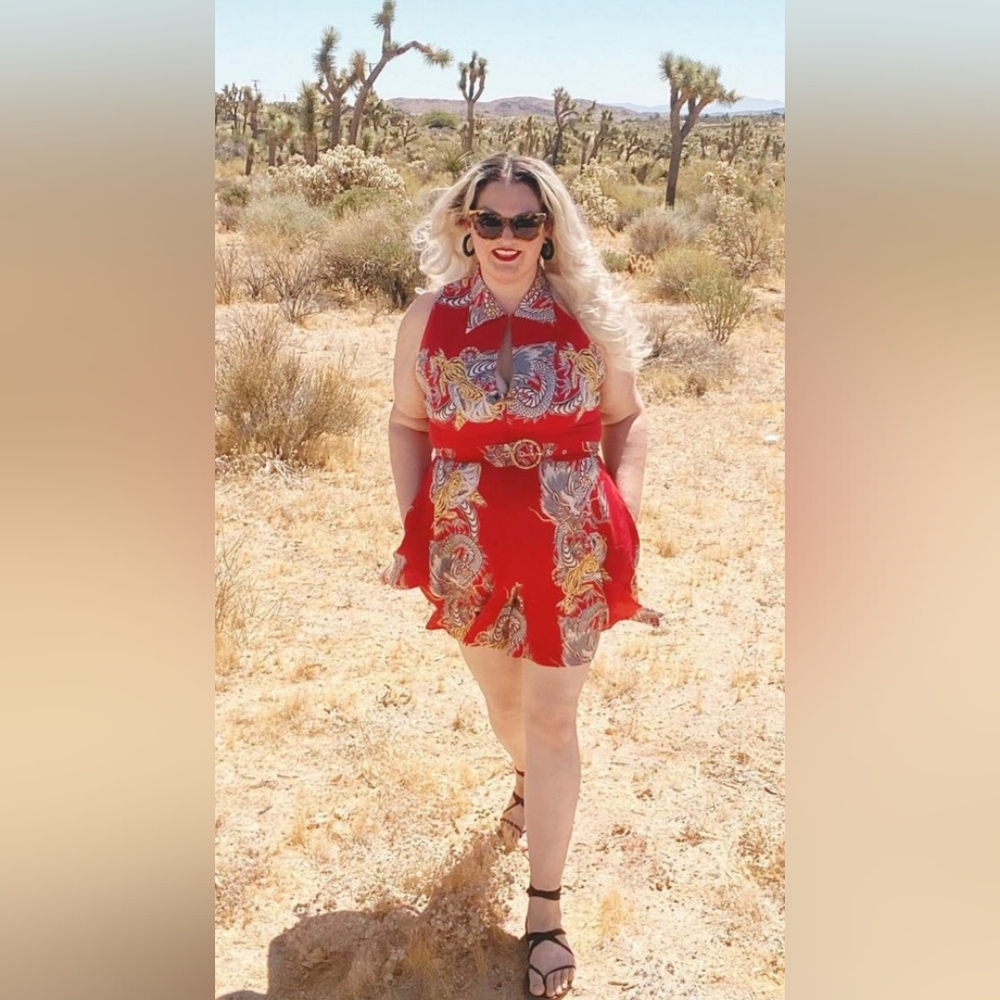 Trashy Diva Dragons and Tigers Moto Romper - Picture 6 of 7